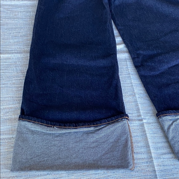 Women's A.N.A. Wide-Leg High-Waisted Dark Blue Jeans - Picture 14 of 14